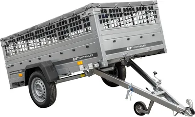 Obrázek produktu pro Přívěs Garden Trailer 230 KIPP s síťovanými bočnicemi a šedou plachtou
