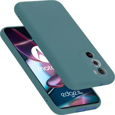 Immagine prodotto di Cadorabo custodia protettiva per Motorola EDGE 30 PRO / EDGE+ custodia in verde per telefono cellulare Custodia Cover TPU custodia