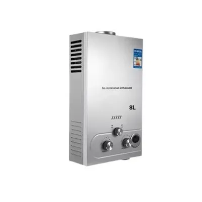Obrázek produktu pro Plynový ohřívač vody, průtokový ohřev, energetická účinnost 16 kW, LED displej s ukazatelem teploty, 8 l