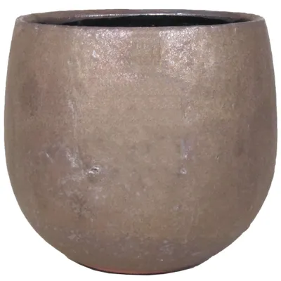 Produktbild von Floran Blumentopf - Bronze - Keramik - 14 x 10 cm
