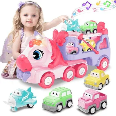 Produktbild von Kinder-Fahrzeug Spielzeug 5-in-1 mit Licht und Musik für 2-6 Jahre