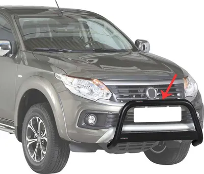 Produktbild von Frontbügel Frontschutzbügel für Fiat Fullback 2016-2019 ø63mm Stahl Schwarz