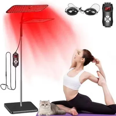Zdjęcie produktu dla Lampa czerwonego światła 126 LED stojąca 660NM 850NM do masażu