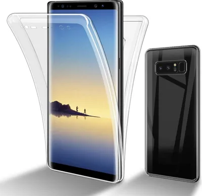 Obrázok produktu pre Cadorabo ochranné puzdro pre Samsung Galaxy NOTE 8 v priehľadnom 360° celotelovom puzdre na mobilný telefón Cover Case