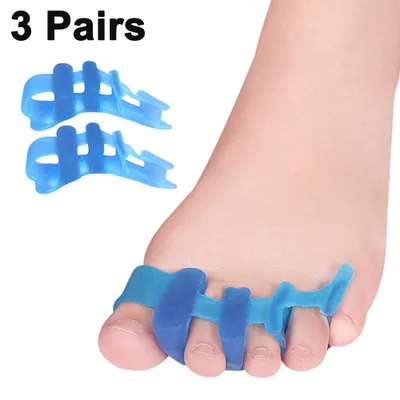 Produktbild von Zehenspreizer Silikon für alle Zehen ,  , 3 Paare, verbessertes Soft Gel Silikon,