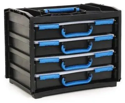 Produktbild von 5-teilige tragbare Sortimentenbox aus Kunststoff