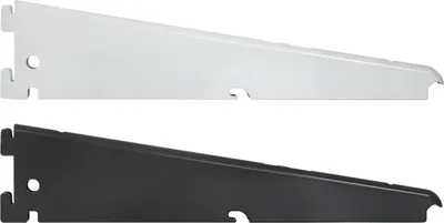 Produktbild von BOOMET Kombiregalträger 2-reihig · Anthrazit 1 Stück · Mit Einrastfunktion für BOOMET Drahtboden im Wandregal Bausatz & Kleiderschrank Bausatz