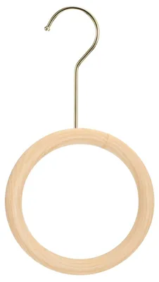 Wickeltuchhalter aus Holz, 15 cm, gold, für Schals und Krawatten