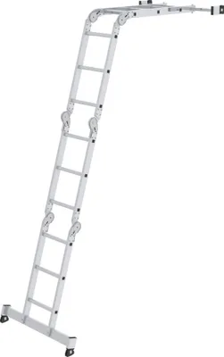 Produktbild von Günzburger Mehrzweckleiter Aluminium 4x3 Sprossen geklappt H350xB990xT250mm - 31312