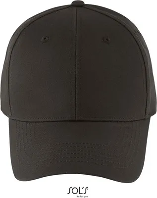 Produktbild von SOLs 03093 | Six Panel Cap Blaze, 6-Panel-Form - Farbe: Dark Grey (Solid) - Größe: One Size