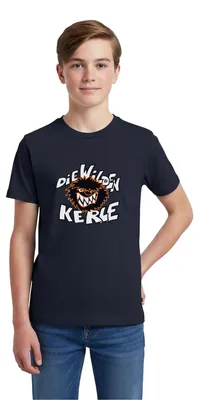Produktbild von Spreadshirt Die Wilden Kerle Logo Teenager Premium T-Shirt, 158/164 (12 Jahre), Navy