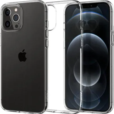 Zdjęcie produktu dla Etui ochronne na iPhone'a 12 Pro z silikonowym, przezroczystym tyłem