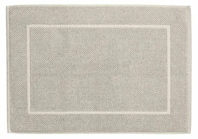 Image de Tapis de bain Lavinia, 100% Coton, 60 x 100 cm, blanc