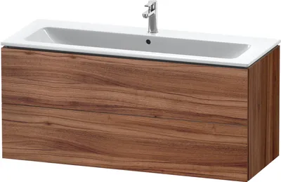 Produktbild von Waschtischunterbau L-CUBE 1220x481x550mm nussbaum natur nussbaum natur