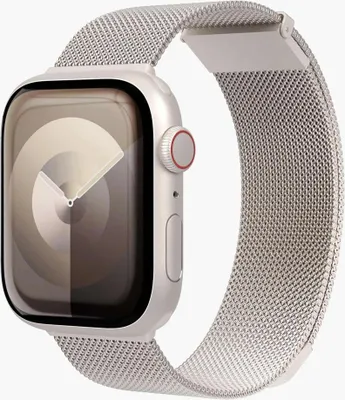 Immagine prodotto di Vonmählen Milanese Loop 2 - Bracciale per Apple Watch 44 / 45 / 46 / 49 mm, Champagne