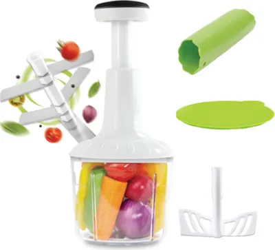 Produktbild von Best Direct Kleva Sumo Chopper - Zerkleinerer, Manueller Multifunktions Küchenhelfer, Gemüseschneider, 350 ml