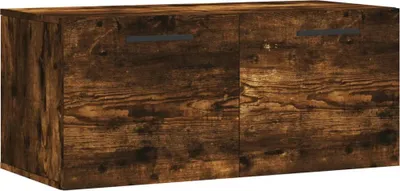 Produktbild von vidaXL Wandschrank Räuchereiche 80x36,5x35 cm Holzwerkstoff