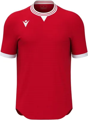 Produktbild von Macron Elves Trikot Kurzarm Herren - Rot / Weiß  | Größe: M