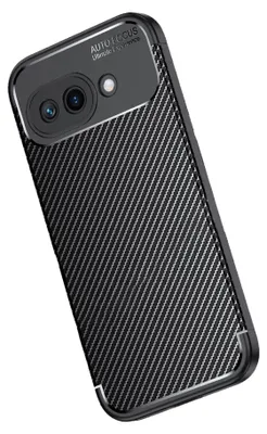 Produktbild von Handy Hülle für Google Pixel 9a Carbon Look Cover Case Schutzhülle Farbe: Schwarz