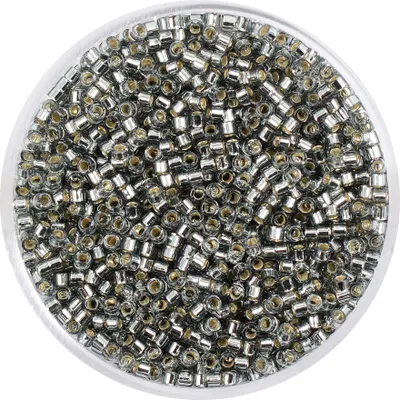 Produktbild von Delica-Rocailles, Ø 2 mm Silbergrau