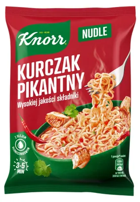 Zdjęcie produktu dla KNORR Nudle Kurczak Pikanty 63g