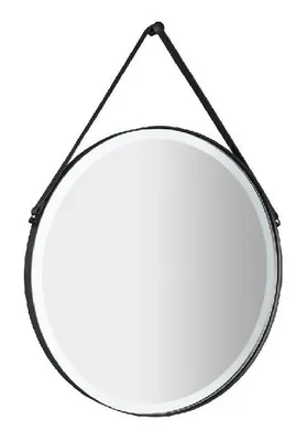 Obrázek produktu pro Sapho Zrcadla - Zrcadlo Orbiter s LED osvětlením, průměr 600 mm, matná černá ORL060