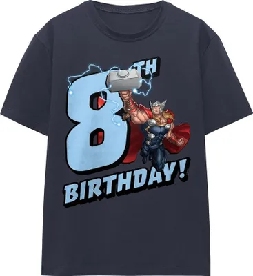 Immagine prodotto di Thor - Maglietta da donna, 8° compleanno TV25602 (M) (blu navy)