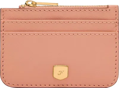 Productafbeelding van FOSSIL kaarthouder sleutelgeval Lennox Zip Card Case Ethereal zalmroze