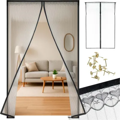 Obrázek produktu pro Moskytiéra Magnetická dveřní síť 160x230cm