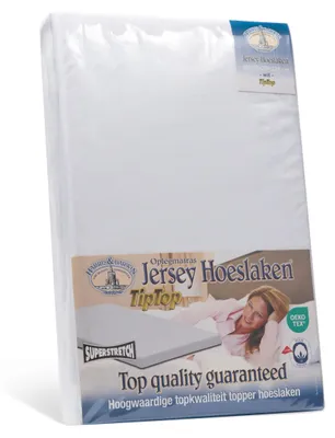 Productafbeelding van Hoeslaken 100% Jersey Katoen 140x200 cm voor Topper
