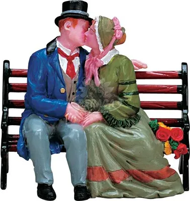 Productafbeelding van Lemax Kerstdorp, set van twee kersthuisjes, winterdecoratie - kerstdecoratie, figuurtjes