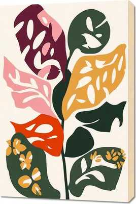 Produktbild von Bild 60x90cm Pflanzenbild 2 Minimalistisch, Innenräume Skandinavischer Stil, Boho