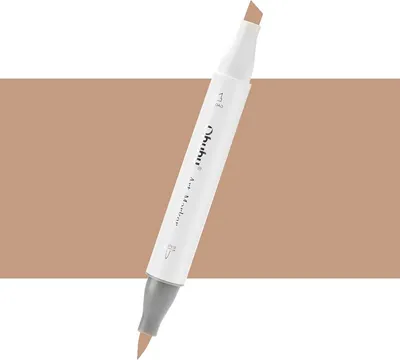 Zdjęcie produktu dla OHUHU dwustronny marker alkoholowy Brush & Chisel, E300 Clay