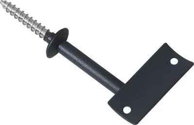 Produktbild von 2 Handlaufschrauben anthrazit mit Halbschale