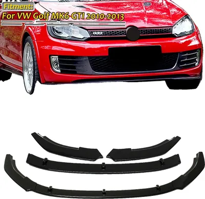 Produktbild von Auto Frontstoßstangenlippe, glänzend schwarz, einfache Installation