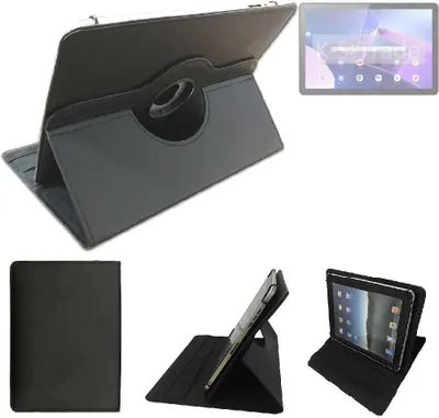 Produktbild von High quality kompatibel mit Lenovo Tab M10 (3rd Gen) Wi-Fi Schutz Hülle 360° Tablet Case Schutzhülle Flip Cover  schwarz. Tablet Hülle drehbar