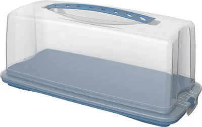 Immagine prodotto di ROTHO porta torte in polipropilene blu cm 36x16,5x16,5