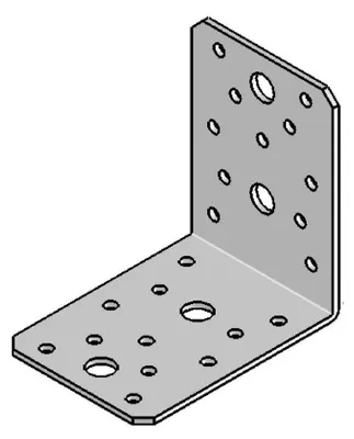 Image de Équerre Sans Renfort - 90x90x65x2.5 mm - D-Work