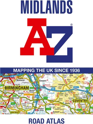 Produktbild von Midlands A-Z Road Atlas