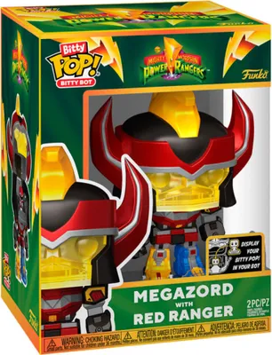Produktbild von Funko POP! Mighty Morphin Power Rangers Megazord with Red Ranger