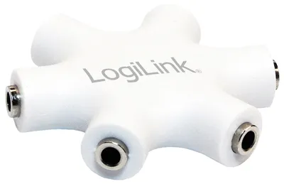 Image de Logilink Audio Adapter 1x Mini 3,5mm -> 5x Mini 3,5mm Bu/Bu
