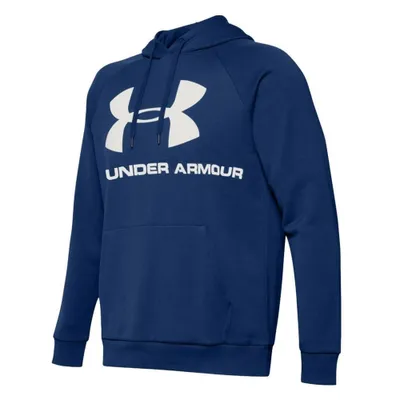 Produktbild von Under Armour Rival Fleece Sportstyle Logo Hoodie American Blue // Onyx Whit M