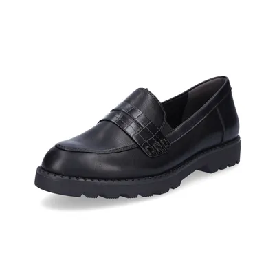 Image de Tamaris Mocassins pour dames noir mat