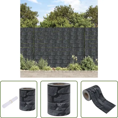 Produktbild von The Living Store Garten-Sichtschutz PVC 70x0,19 m Grau