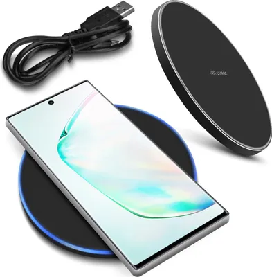 Produktbild von QI Wireless Charger Schnell Ladegerät für Samsung Galaxy Note 10 Ladestation 10W