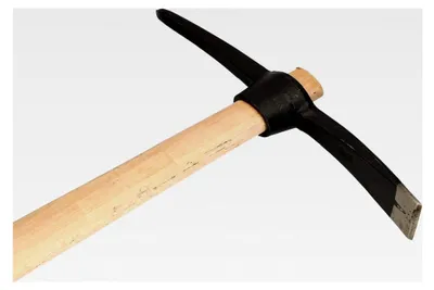 Produktbild von Kreuzhacke 1,5 kg 440 mm mit Holzstiel zum Auflockern von harten Böden
