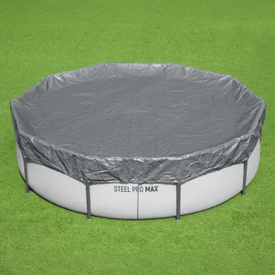 Productafbeelding van Bestway® Premium winterbeschermhoes, Ø 305 cm, grijs, rond