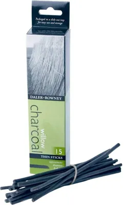 Zdjęcie produktu dla Daler Rowney Charcoal 15 szt.