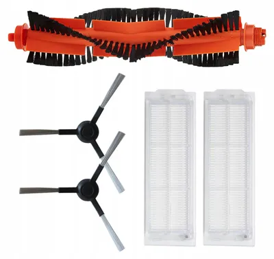 Obrázok produktu pre Sada príslušenstva pre roboty Viomi V2, V3 a Xiaomi Vacuum-Mop Pro – 5-dielna sada – 2 HEPA filtre – hlavný a bočné kefy