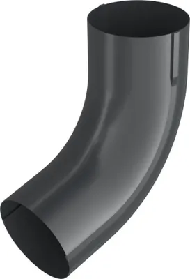Produktbild von BRYZA Fallrohrbogen 72° verzinkt Ø 100 mm, Anthrazit RAL 7021